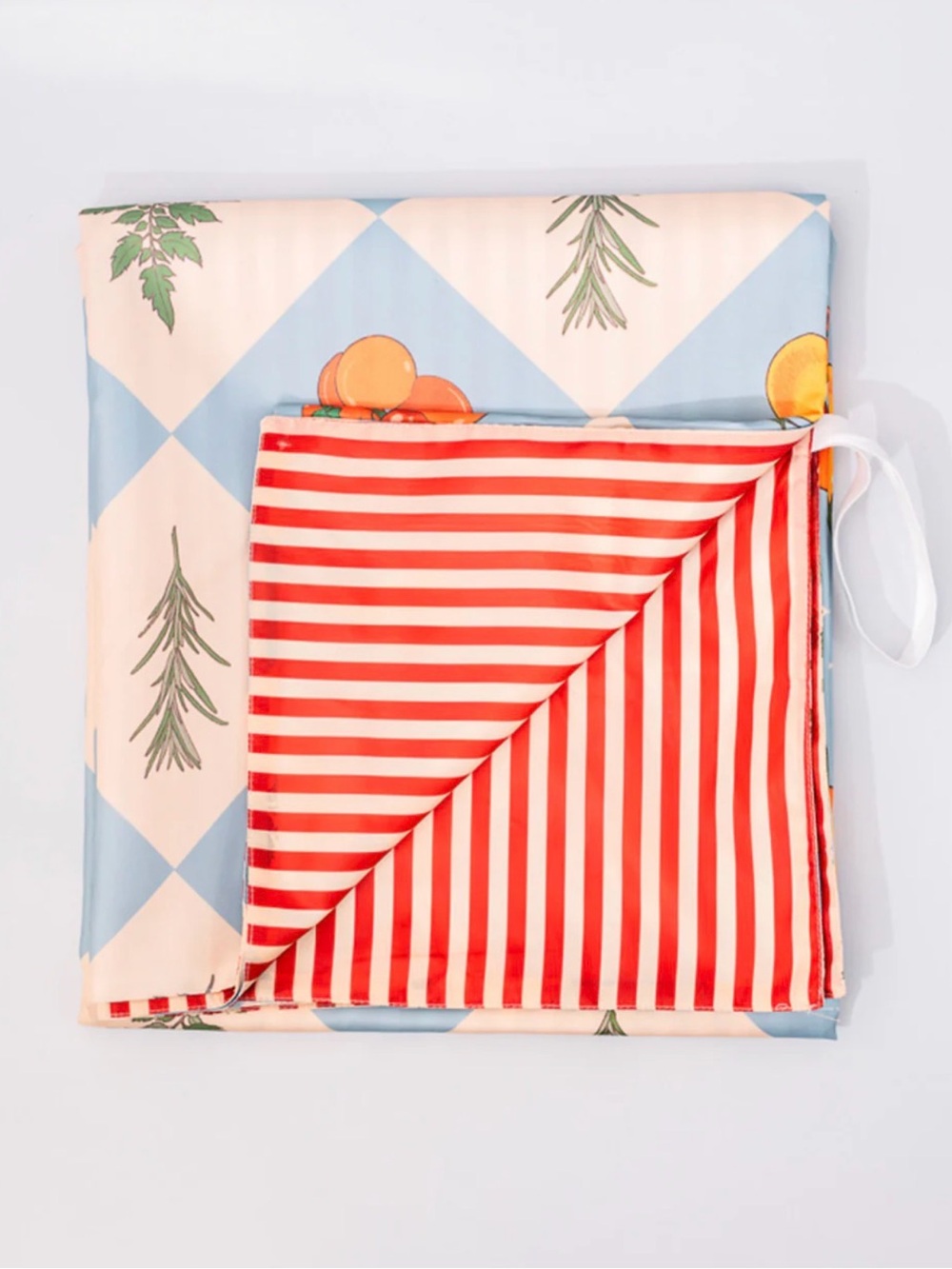 ban.do Red Stripe & Blue Diamond Reversible Throw